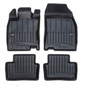 Set covorase auto Frogum 3D, pentru Renault Kadjar 2015-2022, 4 bucati, Negru