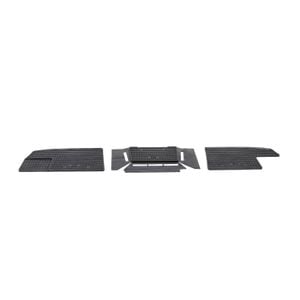 Set covorase auto Rigum, pentru Renault Trafic 2014-prezent, 3 bucati, Negru