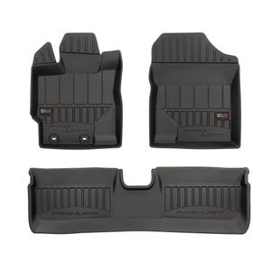 Set covorase auto Frogum 3D, pentru Toyota Yaris III 2011-2020, 3 bucati, Negru