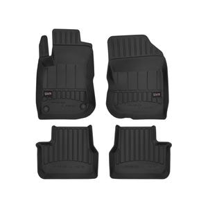 Set covorase auto Frogum 3D, pentru Peugeot 208 2012-2019, 4 bucati, Negru