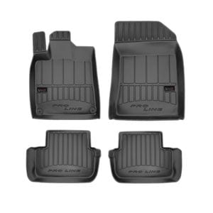 Set covorase auto Frogum 3D, pentru Peugeot 407 2004-2011, 4 bucati, Negru