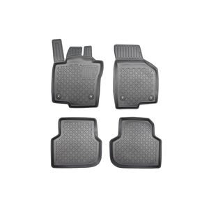 Set covorase auto Aristar, pentru Volkswagen Jetta 2011-prezent, 4 bucati, Negru