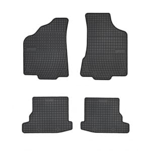Set covorase auto Frogum, pentru Volkswagen Polo 1999-2001, 4 bucati, Negru