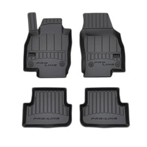 Set covorase auto Frogum 3D, pentru Volkswagen Polo 2017-prezent, 4 bucati, Negru