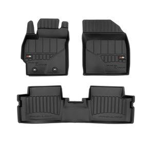 Set covorase auto Frogum 3D, pentru Toyota Auris 2007-2012, 3 bucati, Negru