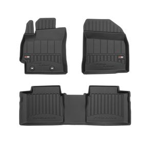 Set covorase auto Frogum 3D, pentru Toyota Corolla 2013-2018, 3 bucati, Negru