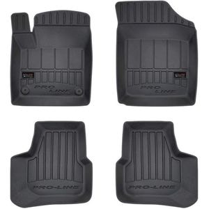 Set covorase auto Frogum 3D, pentru Volkswagen Up 2011-prezent, 4 bucati, Negru