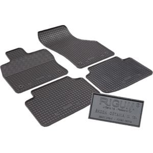 Set covorase auto Rigum, pentru Skoda Octavia IV 2019-prezent, 4 bucati, Negru