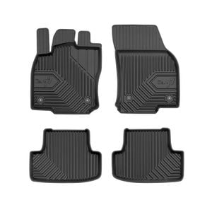 Set covorase auto Frogum 77, pentru Audi Q2 2016-prezent, 4 bucati, Negru