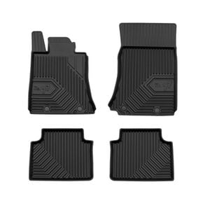 Set covorase auto Frogum 77, pentru Alfa Romeo Giulia 2016-prezent, 4 bucati, Negru