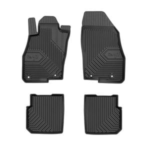 Set covorase auto Frogum 77, pentru Alfa Romeo Mito 2008-2018, 4 bucati, Negru