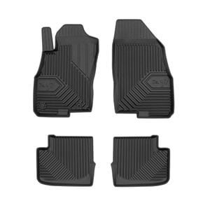 Set covorase auto Frogum 77, pentru Fiat Punto Evo 2009-2018, 4 bucati, Negru