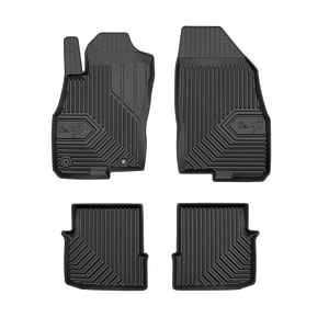 Set covorase auto Frogum 77, pentru Fiat Punto Evo 2009-2018, 4 bucati, Negru