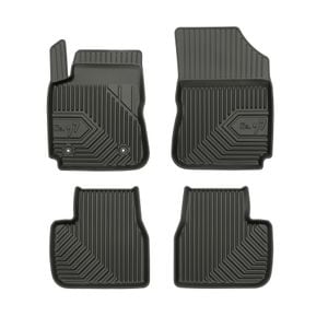 Set covorase auto Frogum 77, pentru Citroen C4 Cactus 2014-2020, 4 bucati, Negru