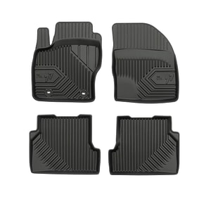 Set covorase auto Frogum 77, pentru Ford Focus II 2004-2011, 4 bucati, Negru