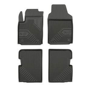 Set covorase auto Frogum 77, pentru Fiat 500 2007-2017, 4 bucati, Negru
