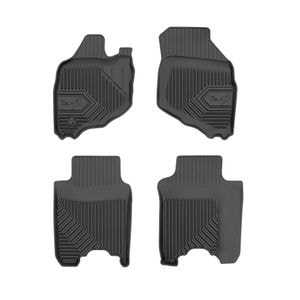 Set covorase auto Frogum 77, pentru Honda Jazz 2002-2008, 4 bucati, Negru
