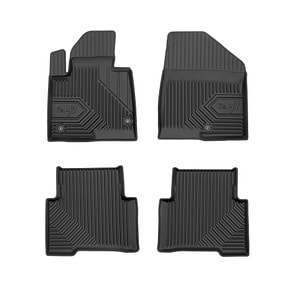 Set covorase auto Frogum 77, pentru Hyundai Santa Fe 2012-2018, 4 bucati, Negru