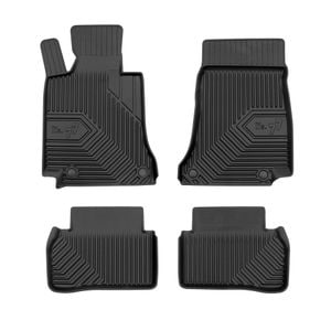 Set covorase auto Frogum 77, pentru Mercedes C-Class W205 2014-2021, 4 bucati, Negru