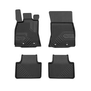 Set covorase auto Frogum 77, pentru Jaguar XJ 2010-2019, 4 bucati, Negru
