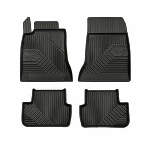 Set covorase auto Frogum 77, pentru Mercedes CLA C117 2013-2019, 4 bucati, Negru