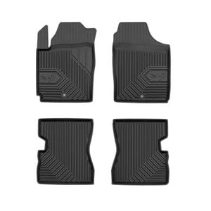 Set covorase auto Frogum 77, pentru Kia Picanto 2004-2011, 4 bucati, Negru