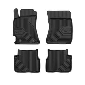Set covorase auto Frogum 77, pentru Subaru Forester 2008-2013, 4 bucati, Negru