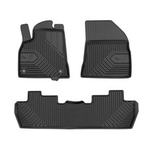 Set covorase auto Frogum 77, pentru Peugeot 5008 2009-2017, 3 bucati, Negru