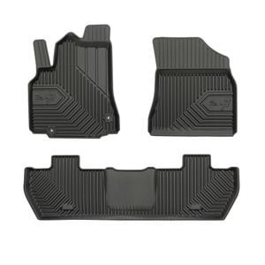 Set covorase auto Frogum 77, pentru Peugeot Partner 2008-2018, 3 bucati, Negru