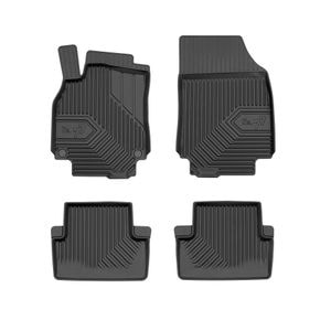 Set covorase auto Frogum 77, pentru Renault Fluence 2009-prezent, 4 bucati, Negru