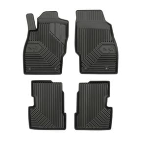 Set covorase auto Frogum 77, pentru Opel Corsa E 2015-2019, 4 bucati, Negru