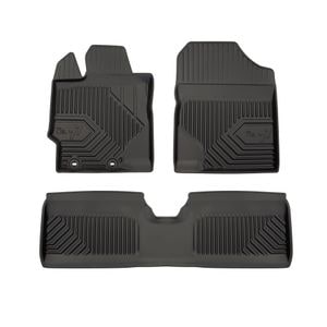 Set covorase auto Frogum 77, pentru Toyota Yaris III 2011-2020, 3 bucati, Negru