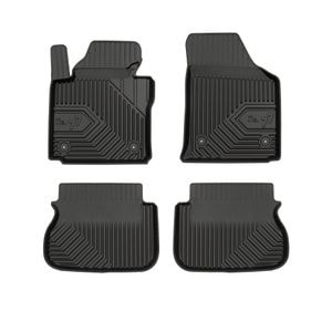 Set covorase auto Frogum 77, pentru Volkswagen Caddy 2004-2020, 4 bucati, Negru