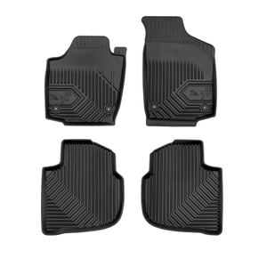 Set covorase auto Frogum 77, pentru Seat Toledo 2013-2019, 4 bucati, Negru