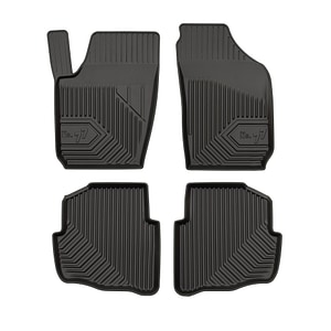 Set covorase auto Frogum 77, pentru Skoda Fabia I 2000-2007, 4 bucati, Negru