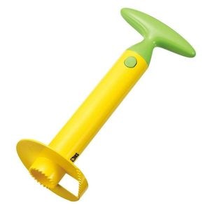 Aparat SIKS pentru Curatat si Feliat Ananas, Maner Plastic, Galben/Verde