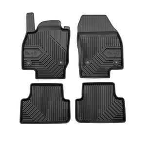 Set covorase auto Frogum 77, pentru Volkswagen T-Cross 2019-prezent, 4 bucati, Negru