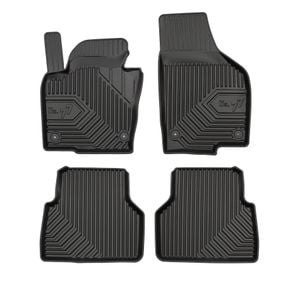 Set covorase auto Frogum 77, pentru Volkswagen Tiguan 2007-2015, 4 bucati, Negru