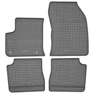 Set covorase auto Rigum, pentru Peugeot 2008 2020-prezent, 4 bucati, Negru