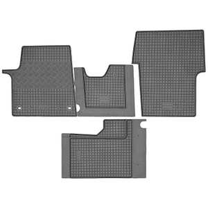 Set covorase auto Rigum, pentru Opel Zafira Life 2019-prezent, 4 bucati, Negru