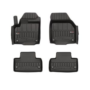 Set covorase auto Frogum 3D, pentru Land Rover Range Rover Evoque 2011-2018, 4 bucati, Negru