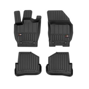 Set covorase auto Frogum 3D, pentru Audi A1 8X 2010-2018, 4 bucati, Negru