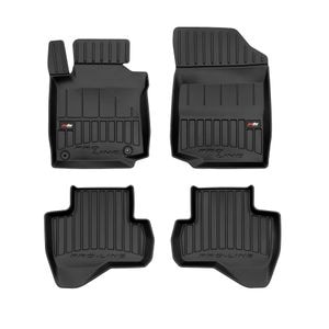 Set covorase auto Frogum 3D, pentru Peugeot 107 2005-2014, 4 bucati, Negru