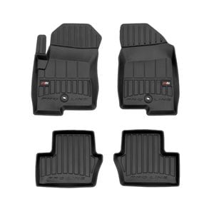 Set covorase auto Frogum 3D, pentru Jeep Compass 2011-2017, 4 bucati, Negru