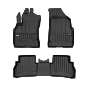 Set covorase auto Frogum 3D, pentru Fiat Doblo 2010-2022, 4 bucati, Negru