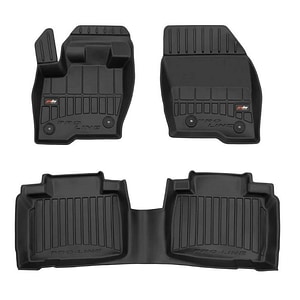 Set covorase auto Frogum 3D, pentru Ford Edge 2015-prezent, 3 bucati, Negru