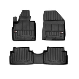 Set covorase auto Frogum 3D, pentru Hyundai Santa Fe 2018-2020, 3 bucati, Negru