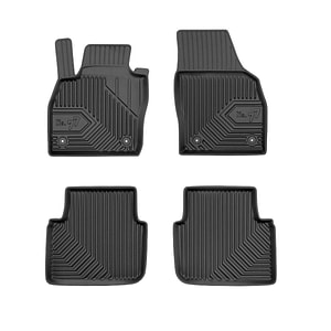 Set covorase auto Frogum 77, pentru Skoda Kamiq 2019-prezent, 4 bucati, Negru