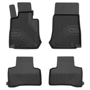 Set covorase auto Frogum 77, pentru Mercedes EQC 2019-prezent, 4 bucati, Negru
