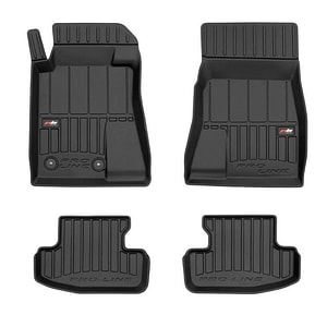 Set covorase auto Frogum 3D, pentru Ford Mustang 2014-2020, 4 bucati, Negru